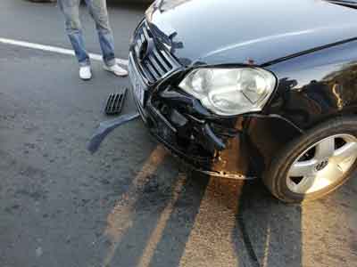 Mercedes car accident South Africa