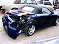 Material Damage suffered in a car accident