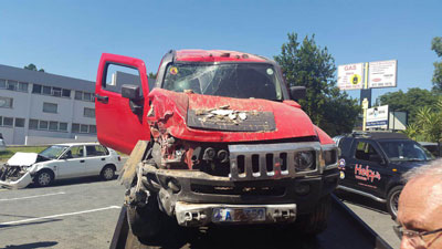 car accident in South Africa