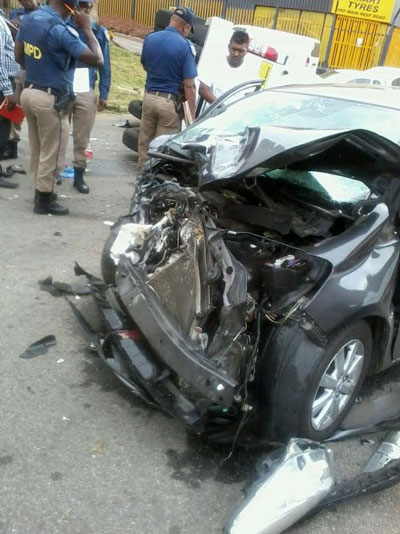car accident in South Africa