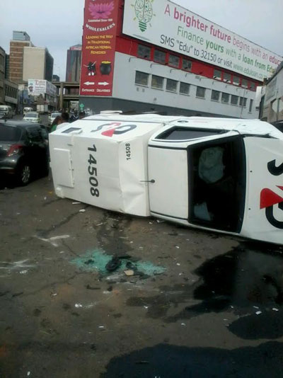 car accident in South Africa