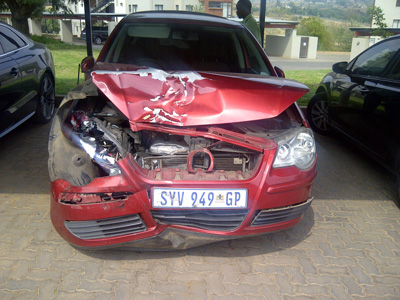 car accident in South Africa