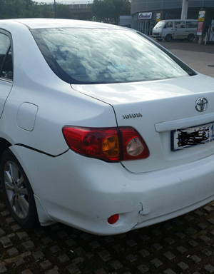 car accident in South Africa