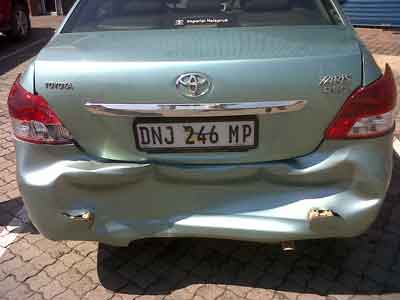 car accident in South Africa