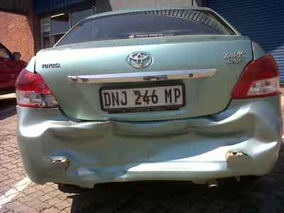 car accident in South Africa