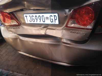 car accident in South Africa