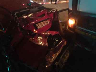 Mercedes car accident South Africa