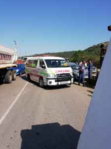 car accident in South Africa