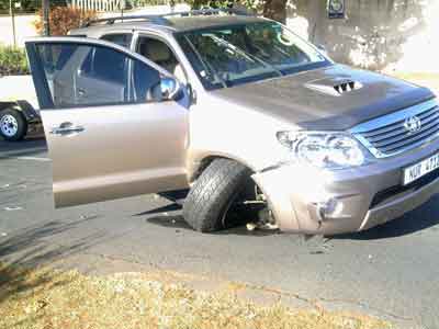 car accident in South Africa