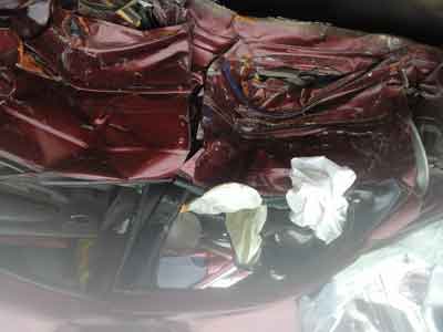 Involved in a car accident in South Africa