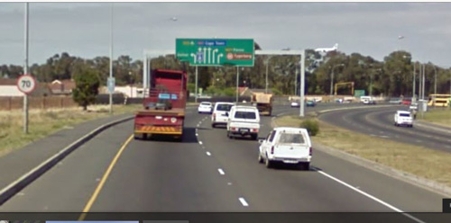 car accident in South Africa